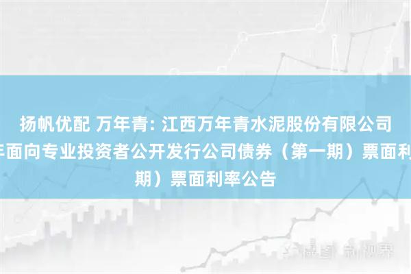 扬帆优配 万年青: 江西万年青水泥股份有限公司2025年面向专业投资者公开发行公司债券（第一期）票面利率公告