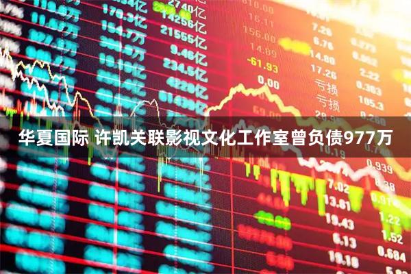 华夏国际 许凯关联影视文化工作室曾负债977万